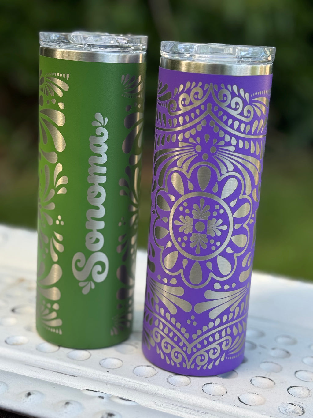 20 oz. Slim Tumbler - Sonoma Mexican Talavera