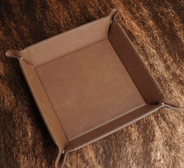 Leatherette Valet Tray