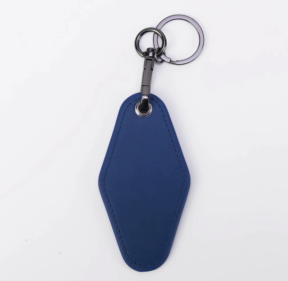 Leatherette Motel Keychain