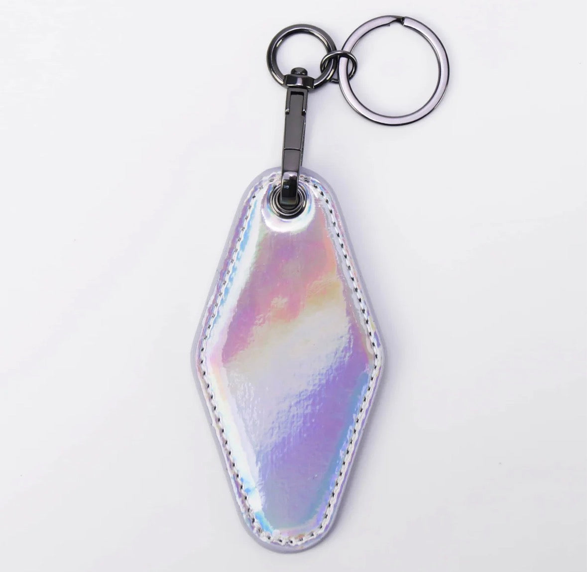 Leatherette Motel Keychain