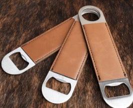 Leatherette Bottle Openers