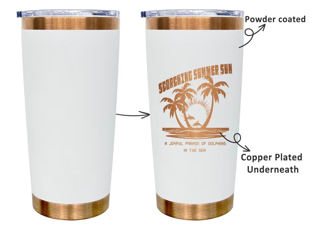 20 oz. Travel Tumbler - Wild & Free Wildflowers