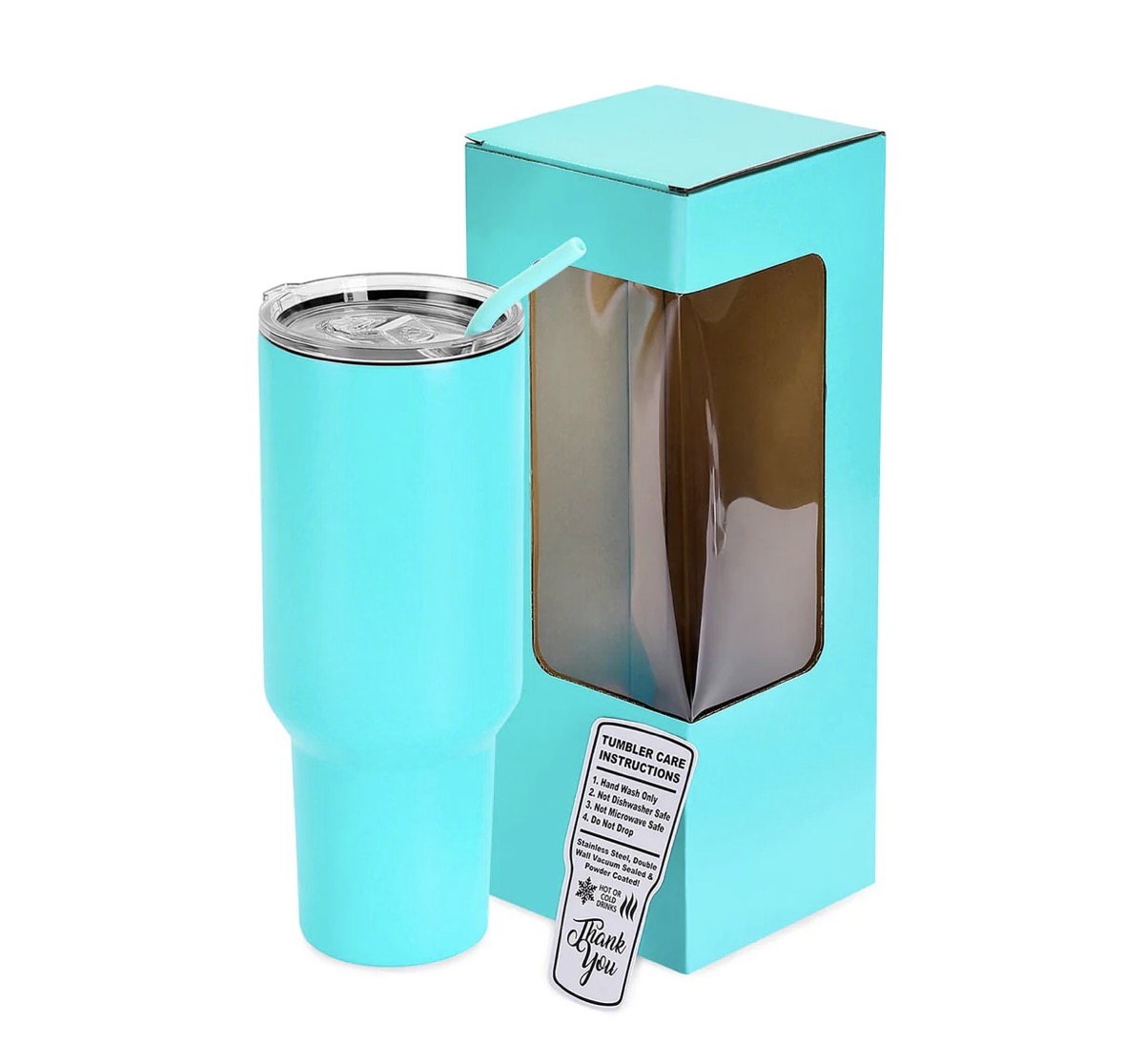 40 oz. Travel Tumbler with Handle - Esthetician & Cosmetology Theme