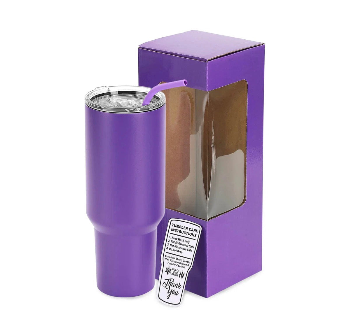 40 oz. Travel Tumbler with Handle - Esthetician & Cosmetology Theme