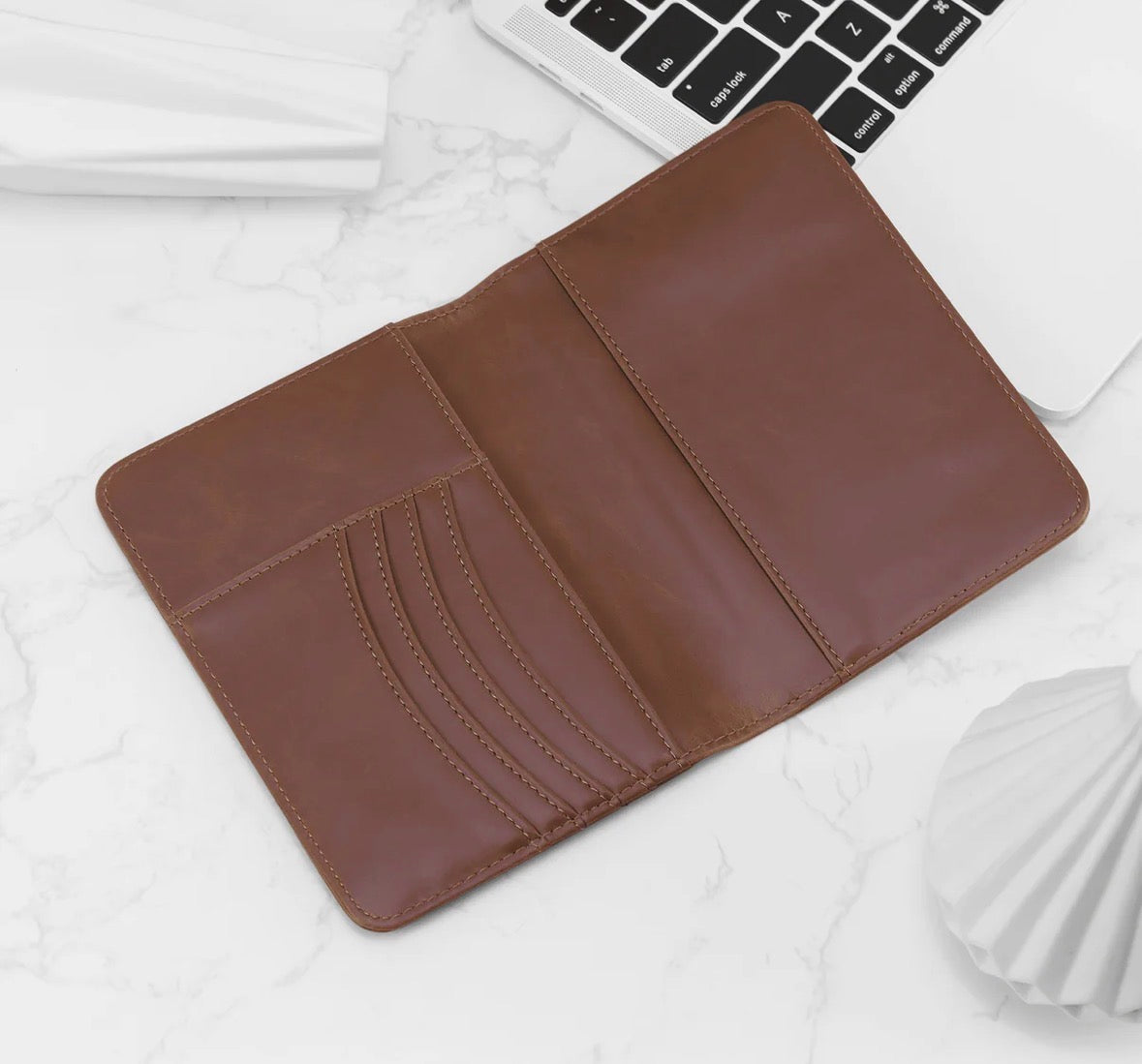 Leatherette Passport Wallet