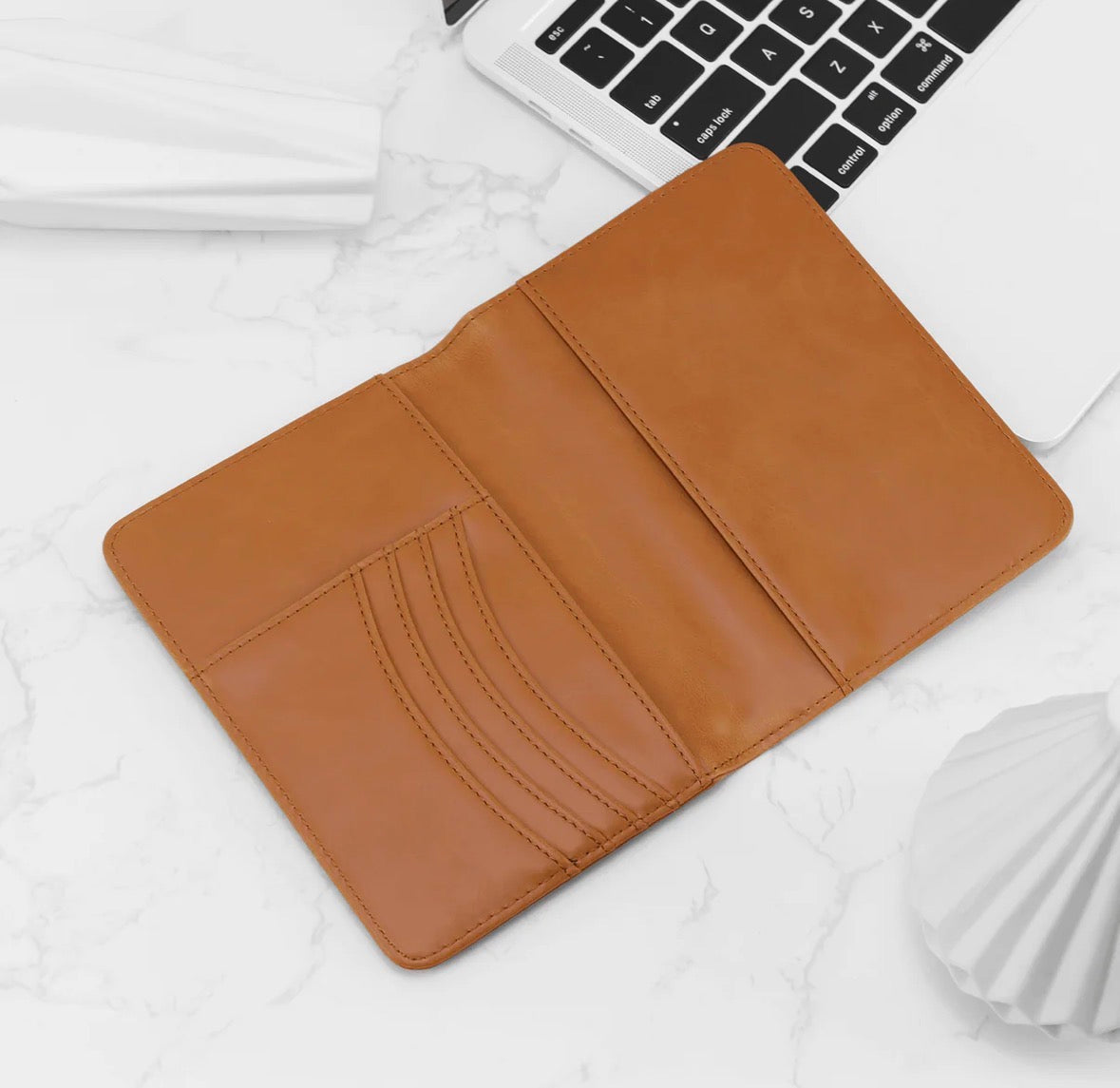 Leatherette Passport Wallet
