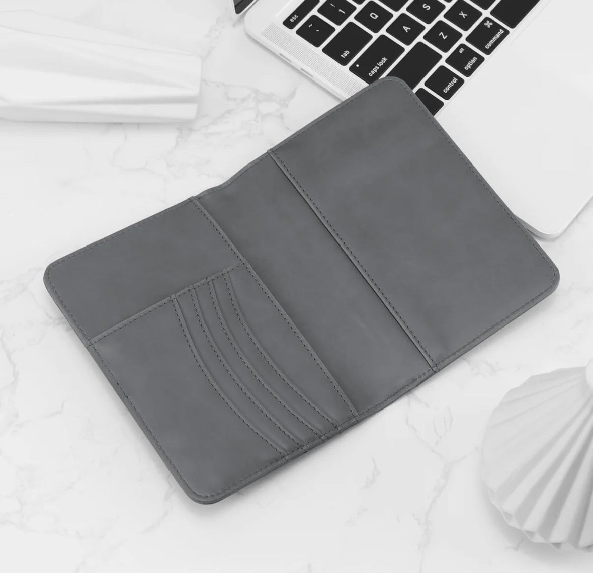 Leatherette Passport Wallet