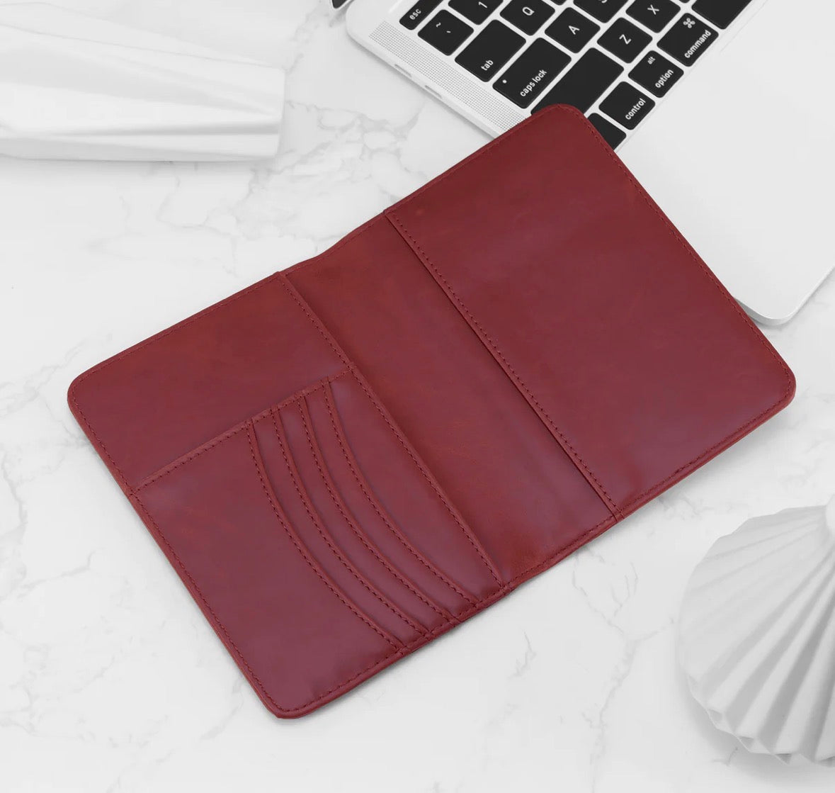 Leatherette Passport Wallet