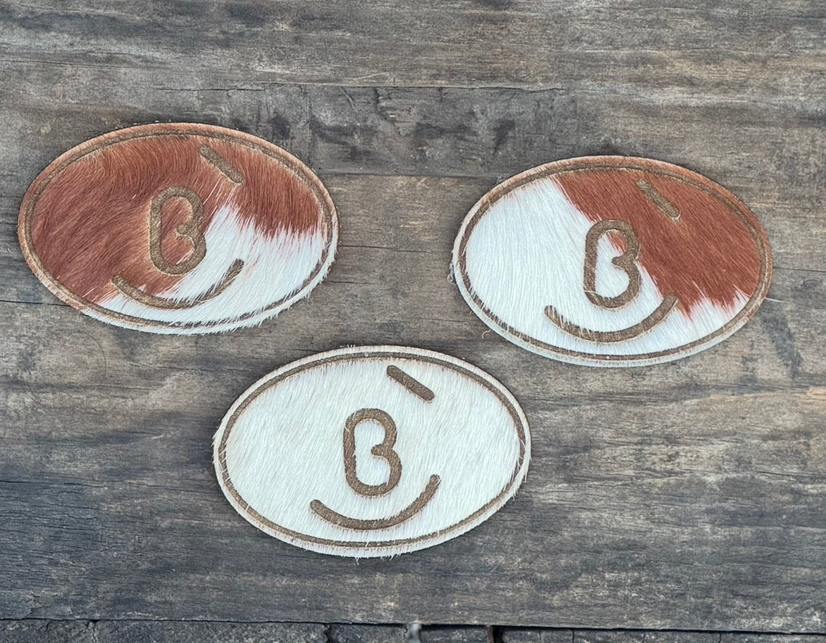 Trucker Patch Hat - Customized Branded Hair on Hide