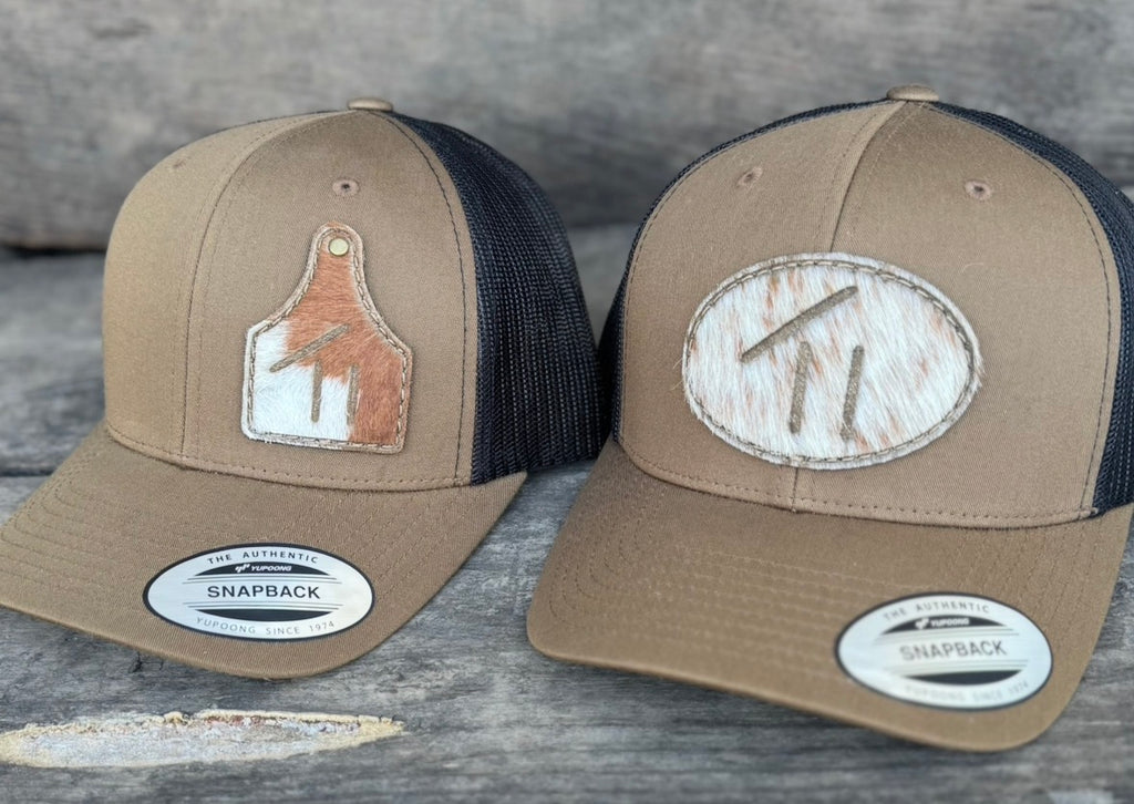 Trucker Patch Hat - Customized Branded Hair on Hide