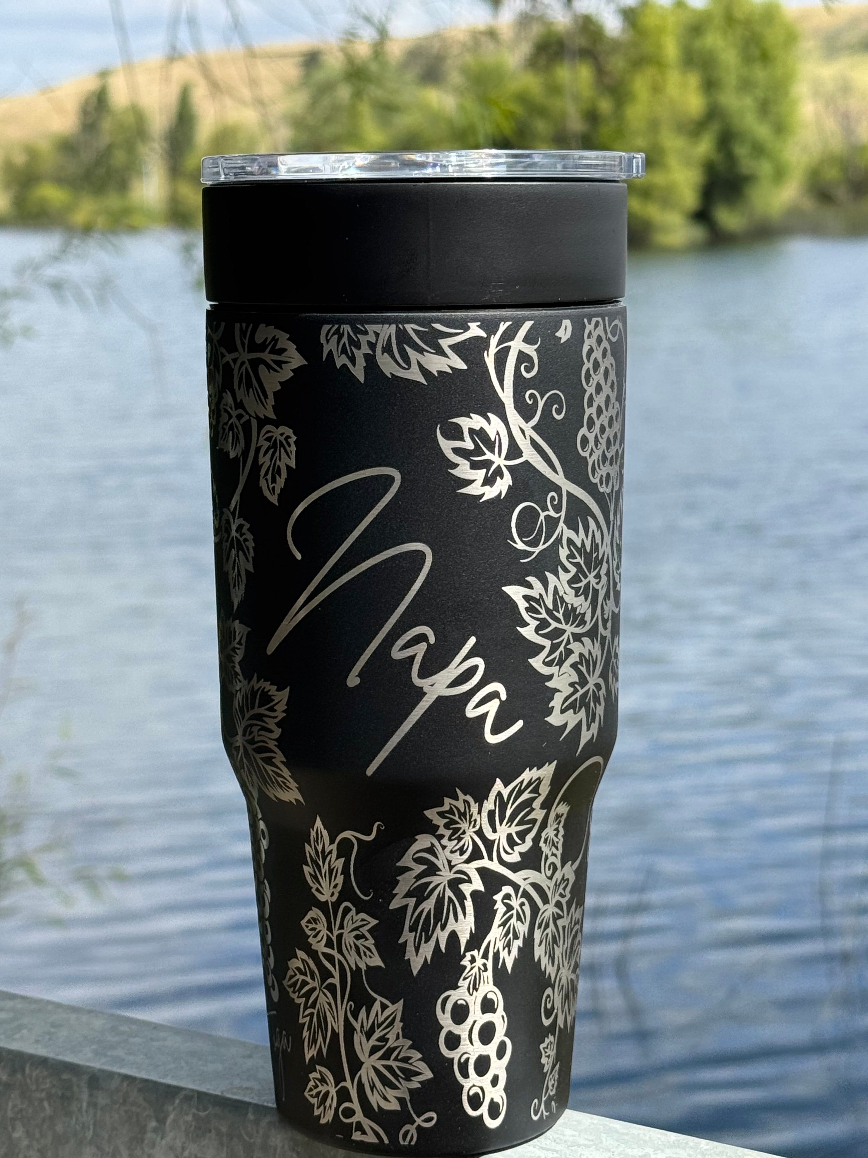 40 oz. Travel Tumbler with Handle - Napa Valley