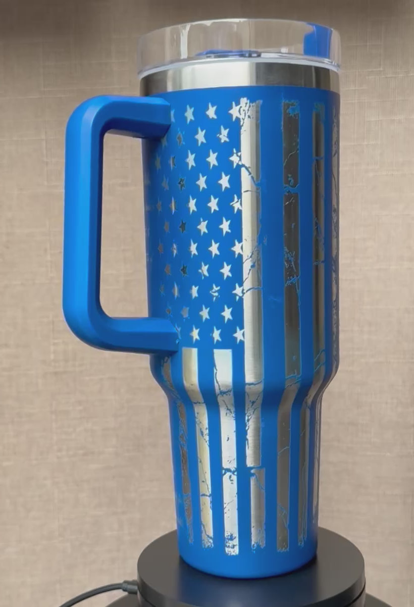 40 oz. Travel Tumbler with Handle - Air Force